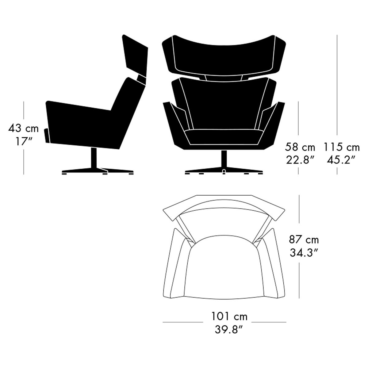 Butaca Oksen - Fritz Hansen