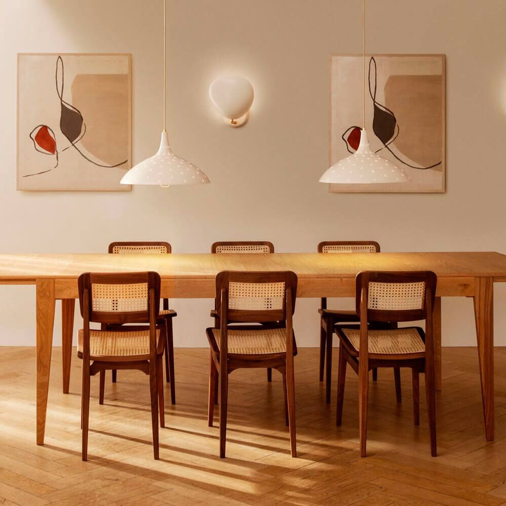 Silla C-Chair French Cane - Gubi