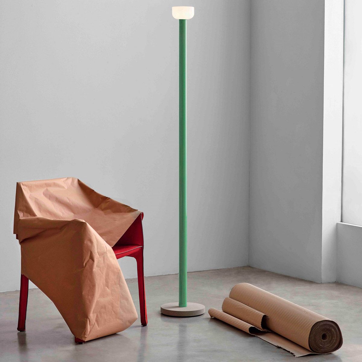 Lámpara de suelo Bellhop verde - Flos Lámpara de suelo Bellhop Verde - Flos