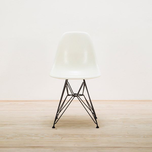Silla Eames Fiberglass DSR Parchment - Vitra