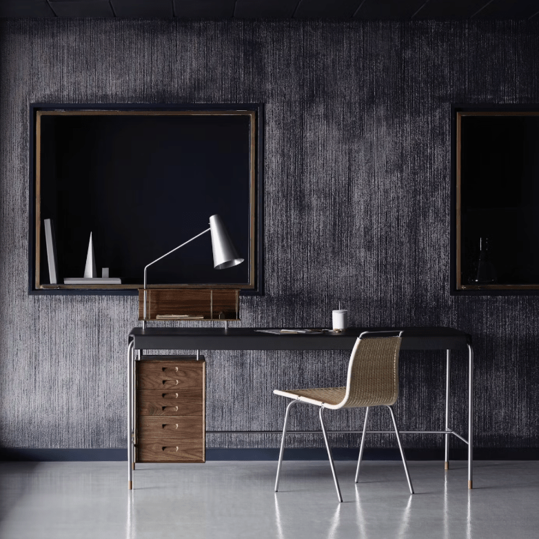 Escritorio AJ52 Society Table Negro - Carl Hansen
