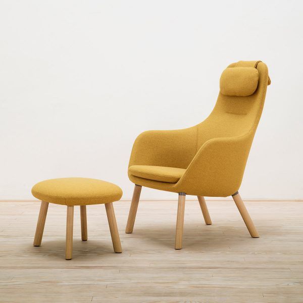 Butaca HAL Lounge Chair & Ottoman - Vitra