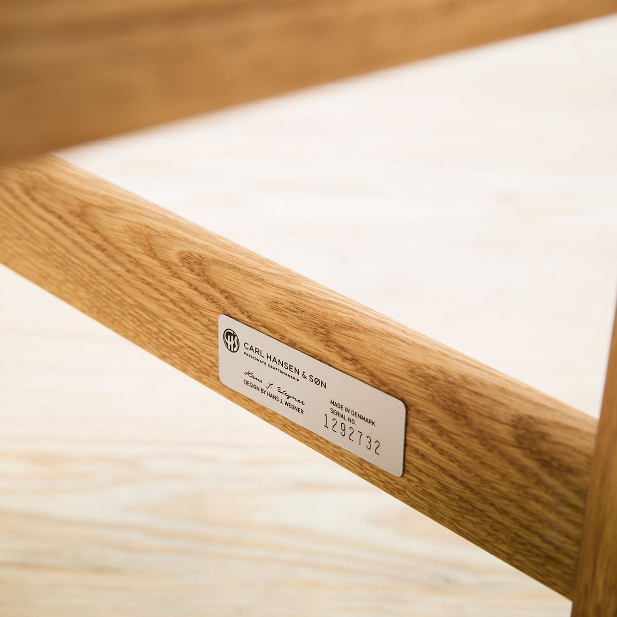 Taburete CH53 Roble aceite - Carl Hansen