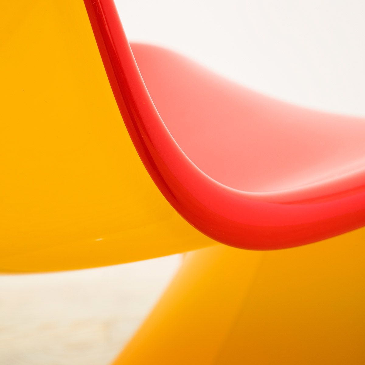 Silla Panton Duo Rojo/Naranja - Vitra Silla Panton Duo Rojo/Naranja - Vitra