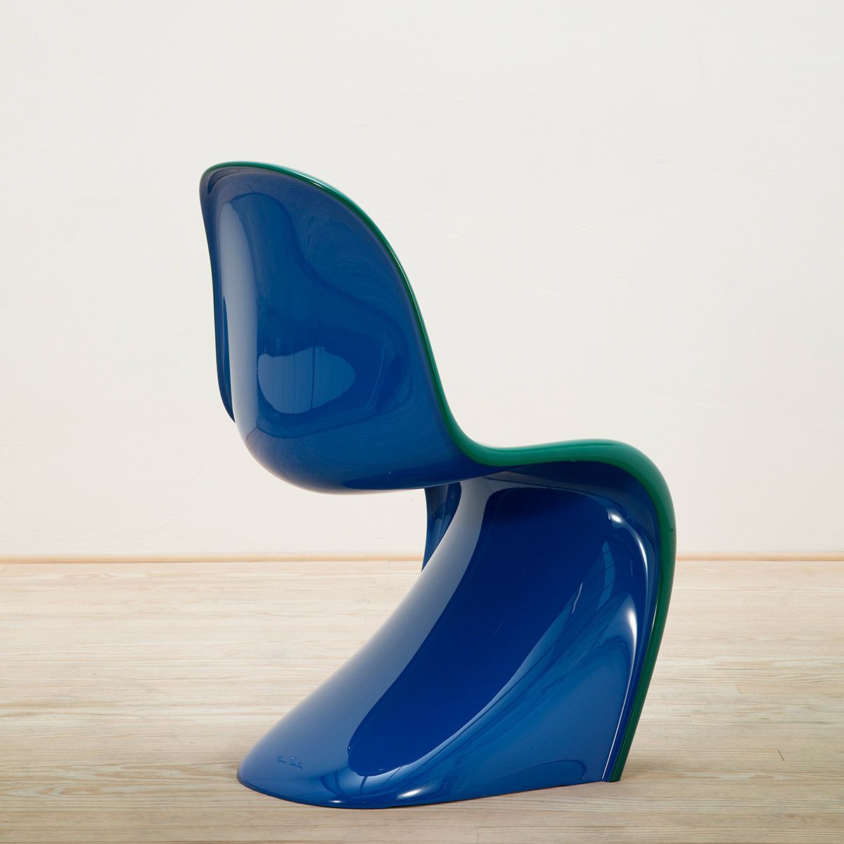 Silla Panton Duo Verde/Azul - Vitra Silla Panton Duo Verde/Azul - Vitra