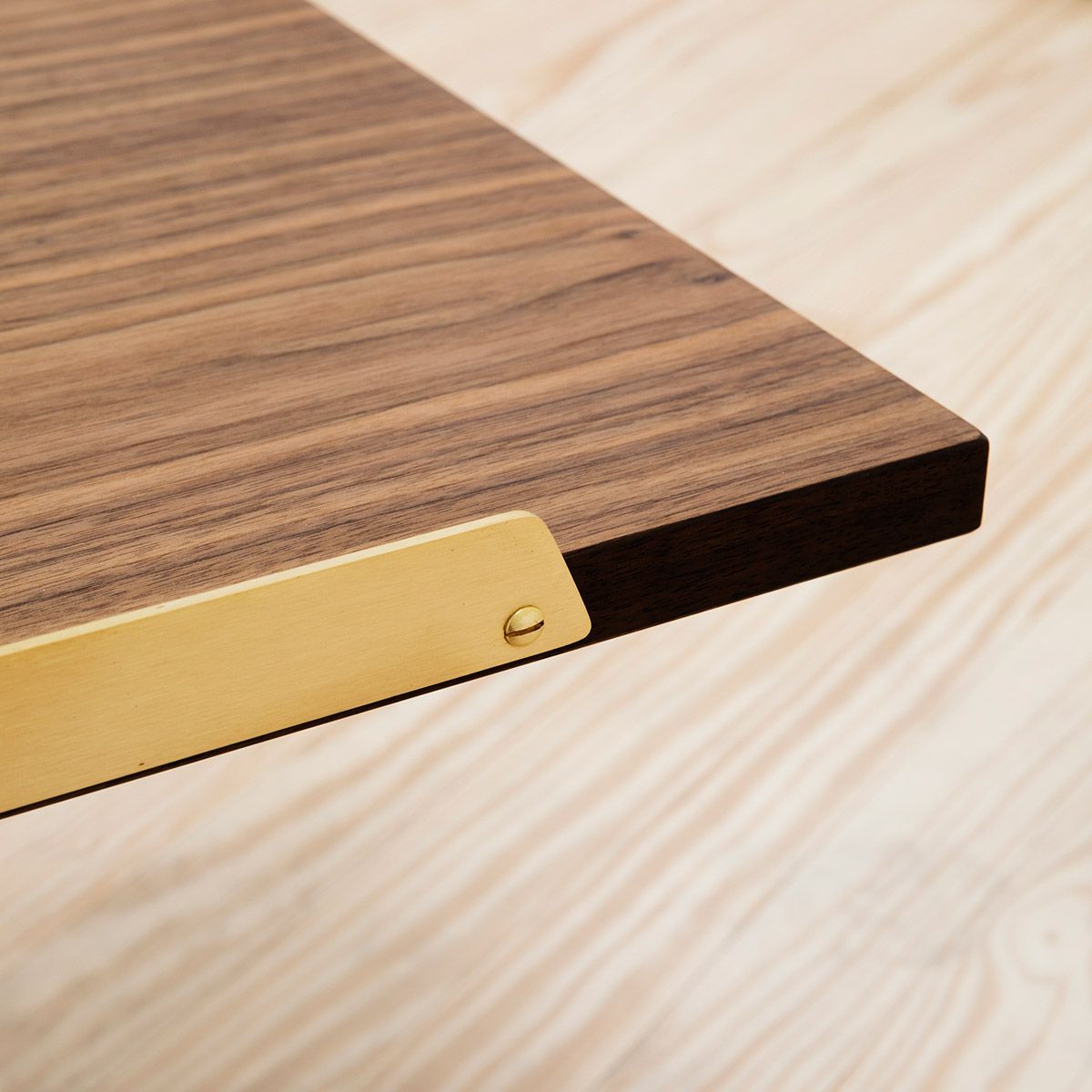 Banco Bench Brass 225 Nogal - OneCollection