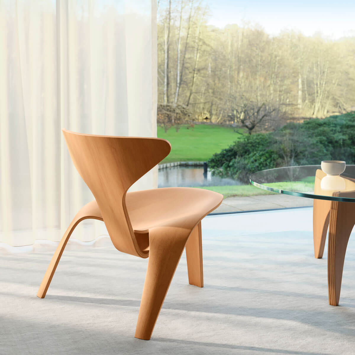 Butaca PK0 A Pino, de Poul Kjærholm - Fritz Hansen