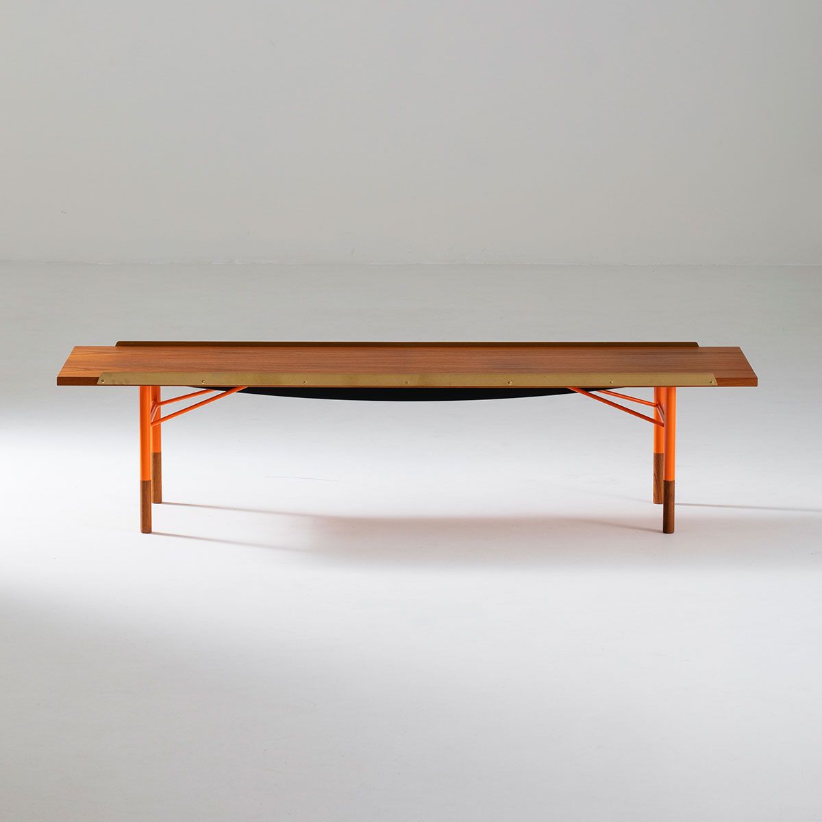 Banco Bench Brass 170 Teca - OneCollection