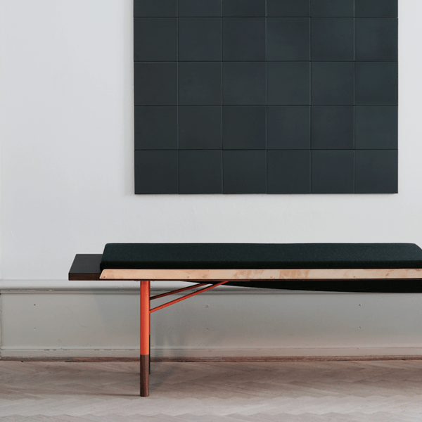 Banco Bench Brass 170 Teca - OneCollection