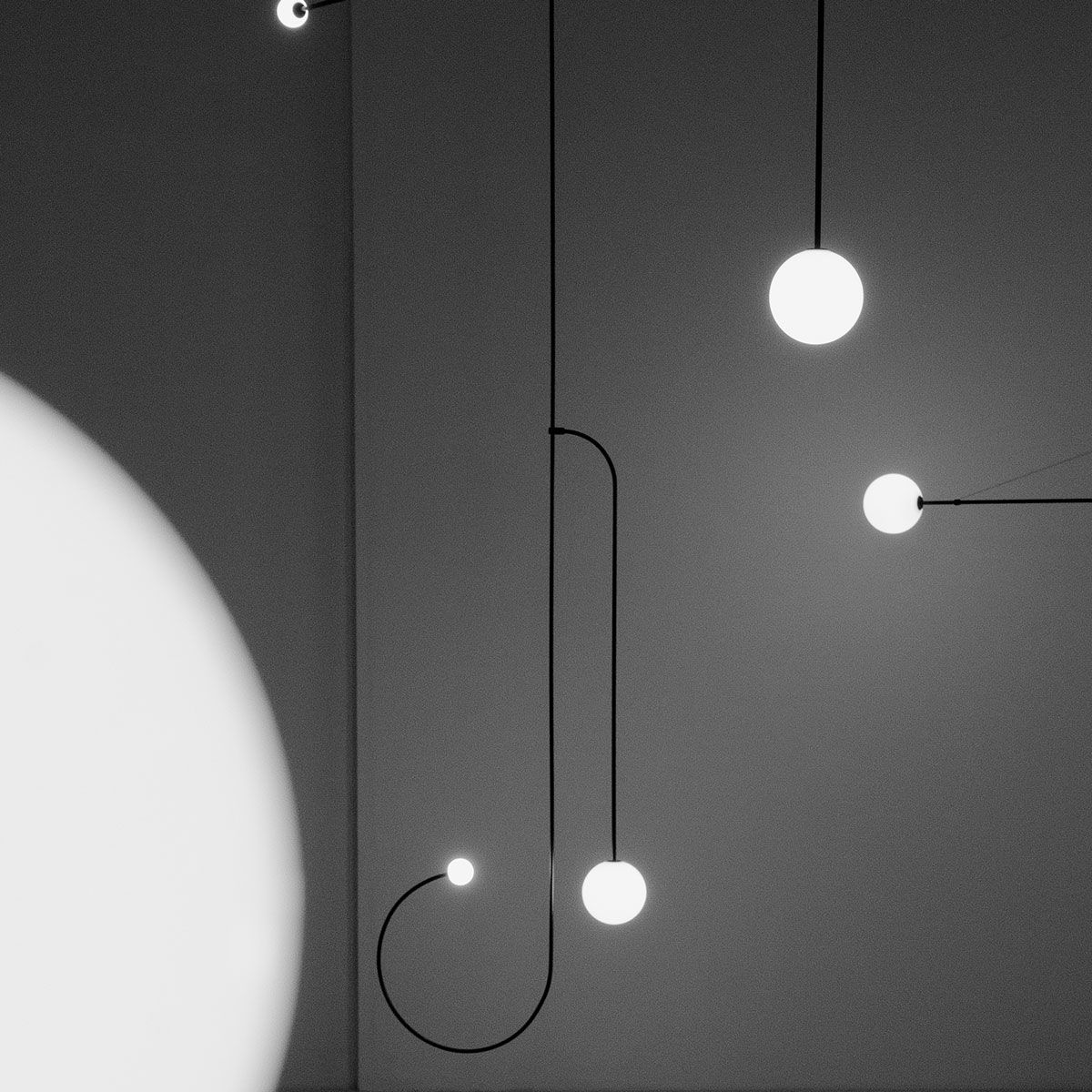 Lámpara Mobile Chandelier 11 - Michael Anastassiades Lámpara Mobile Chandelier 11 - Michael Anastassiades