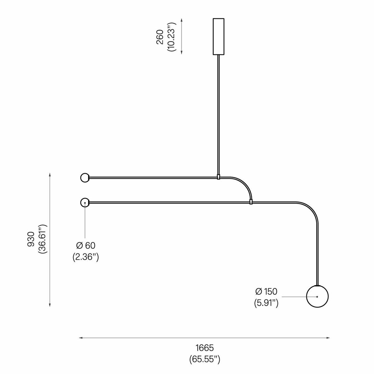 Lámpara Mobile Chandelier 12 - Michael Anastassiades