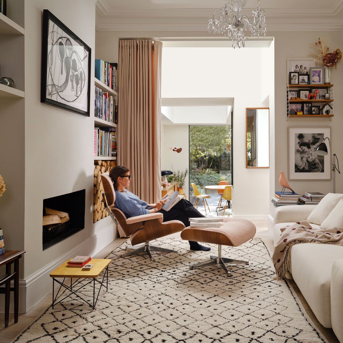 Eames Lounge Chair & Ottoman Tela - Vitra