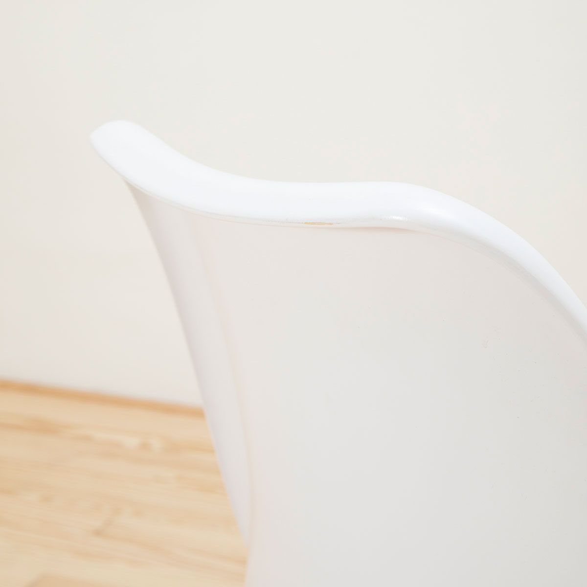 Silla Tulip Chair blanca/amarilla - Knoll