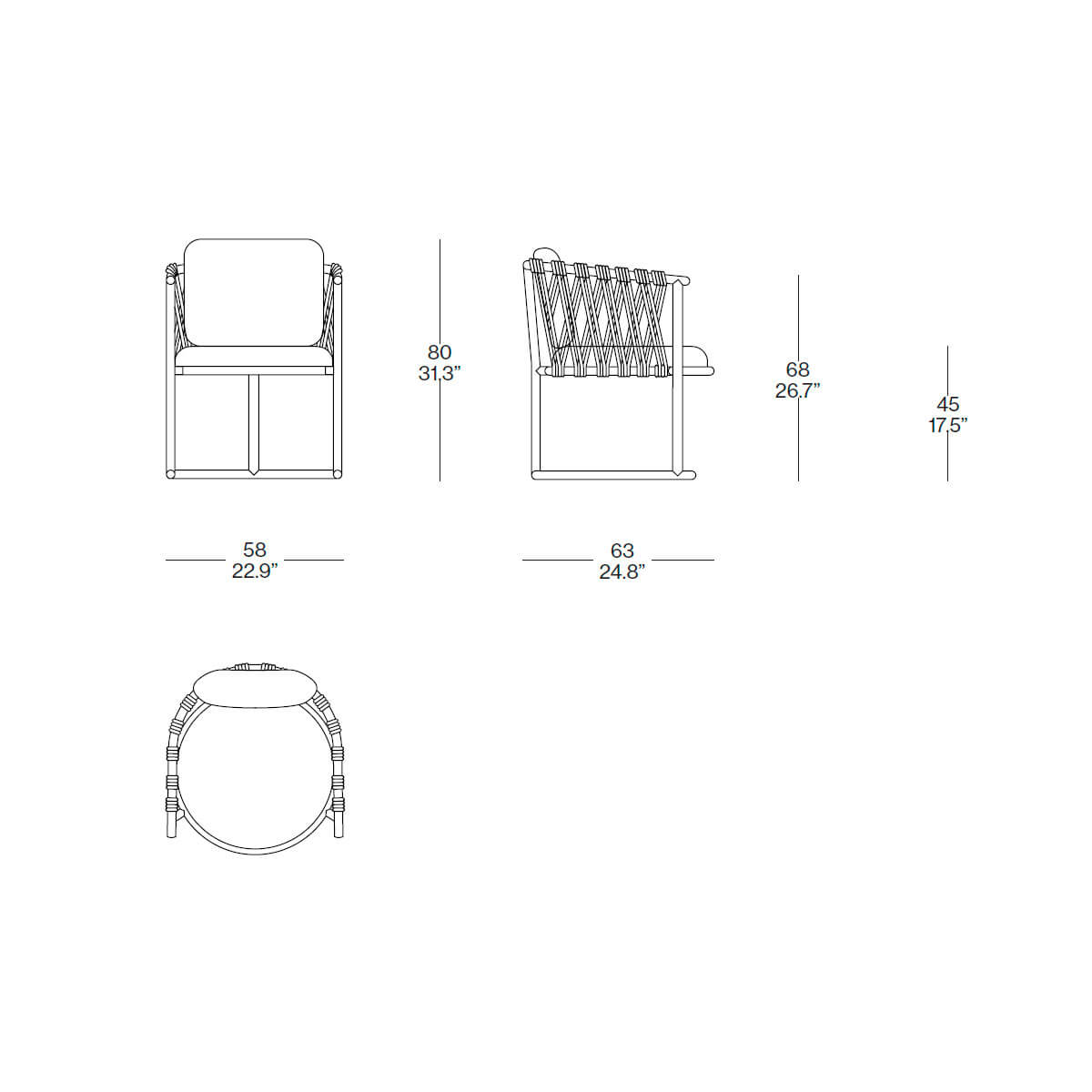 Silla Trampoline - Cassina