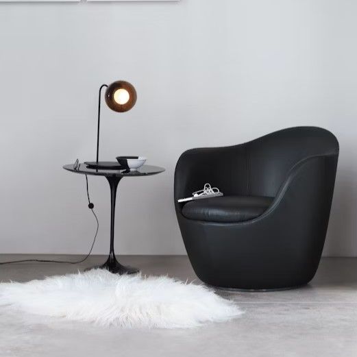 Mesa auxiliar Tulip Saarinen 41 Negro Marquina - Knoll