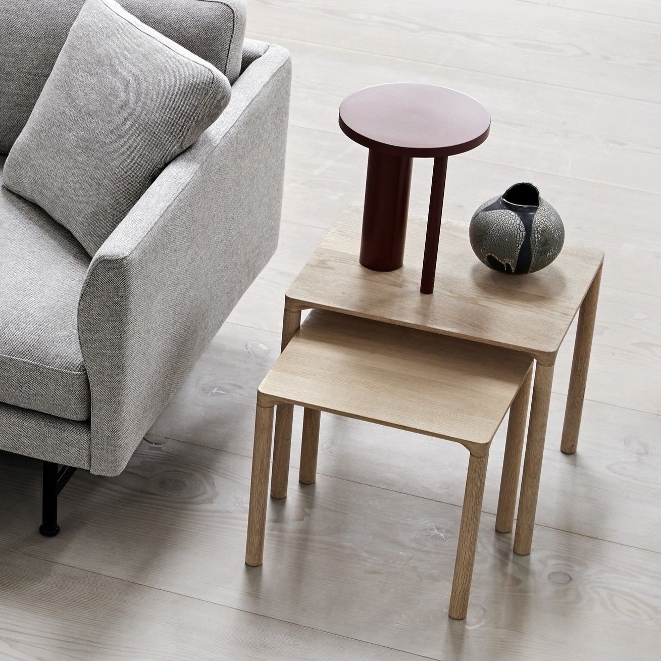 PilotiCoffeeTable67006705 Mesa auxiliar Piloti Wood 39 - Fredericia