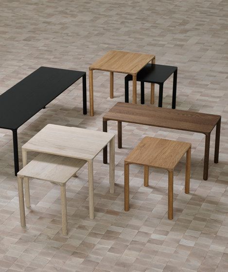 Mesa de café Piloti Wood 75 - Fredericia