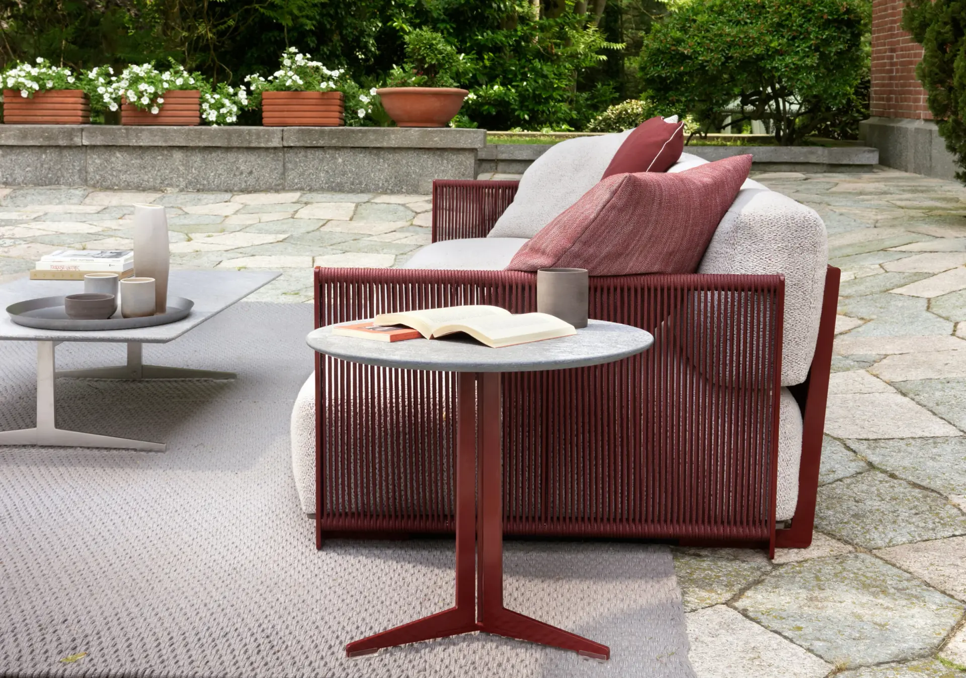 014XH0_FLYOUTDOOR_COFFEETABLE_SET_03 Mesita Fly Outdoor - Flexform