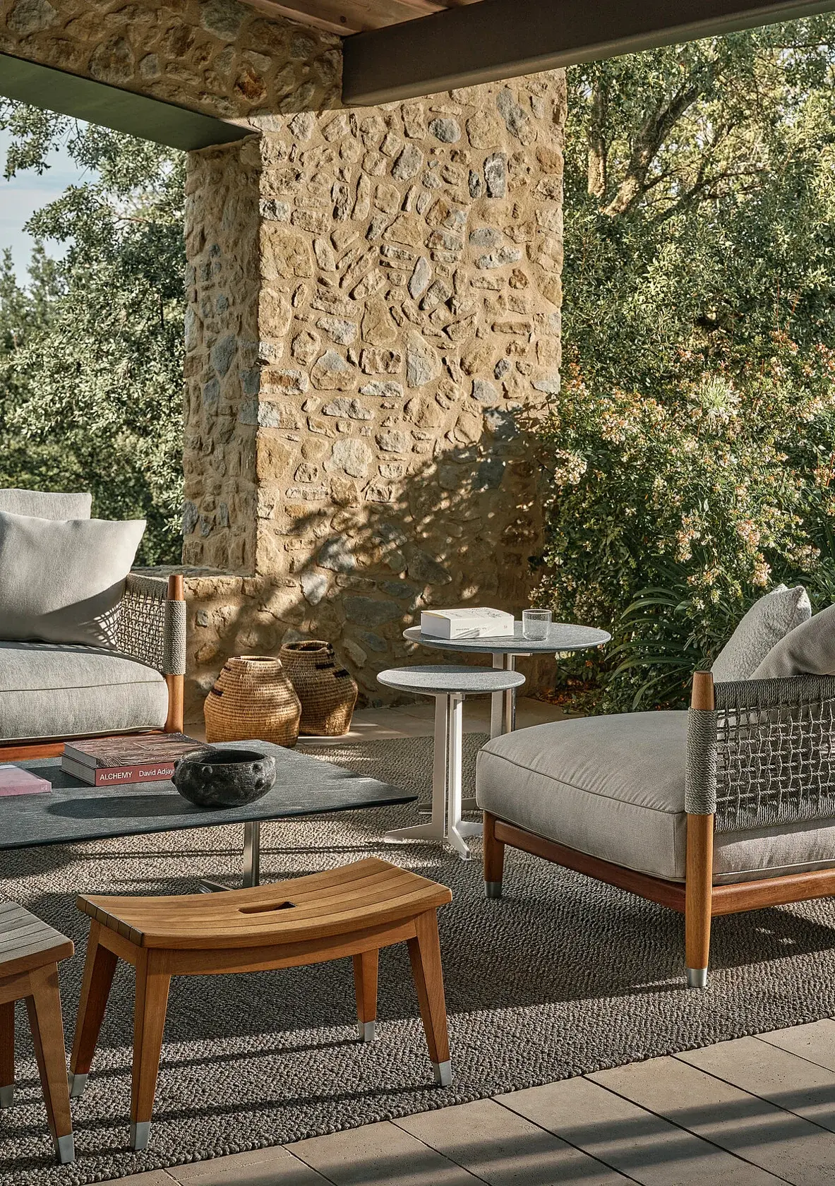 014XH0_FLYOUTDOOR_COFFEETABLE_SET_07 Mesita Fly Outdoor - Flexform