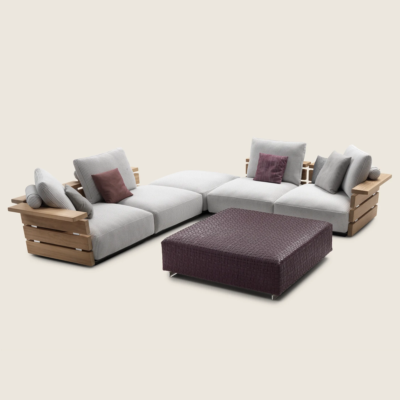 0279A2_ONTARIO_SECTIONAL_SET_4 Sofá Ontario - Flexform