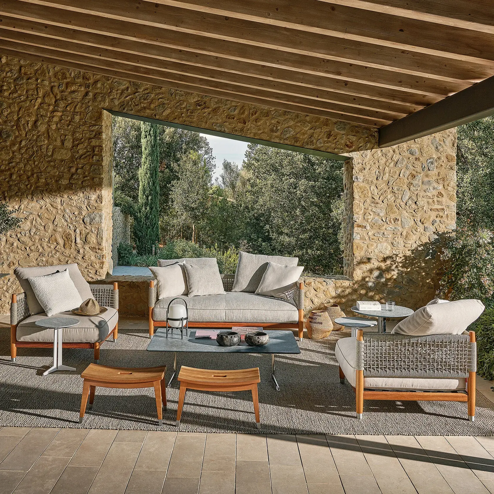 0295A3_PARKEROUTDOOR_STANDALONE_SET_02_Q Sofá Parker Outdoor - Flexform