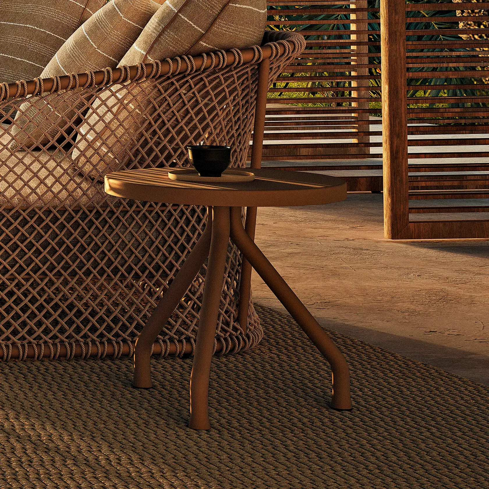 02A1H0_ACADEMYOUTDOOR_COFFEETABLE Mesita Academy Outdoor - Flexform