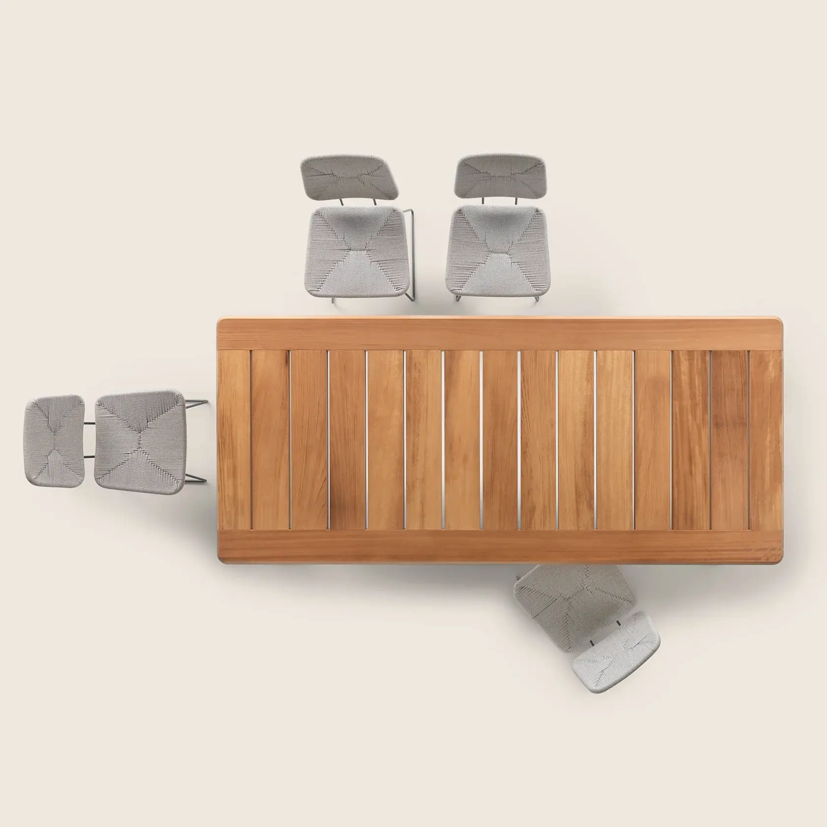 02B2L0_KOBOOUTDOOR_TABLE_SET_01 Mesa Kobo Outdoor - Flexform