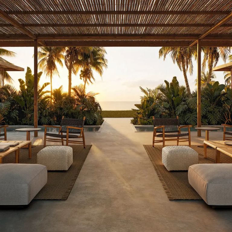 pouf bangkok outdoor flexform