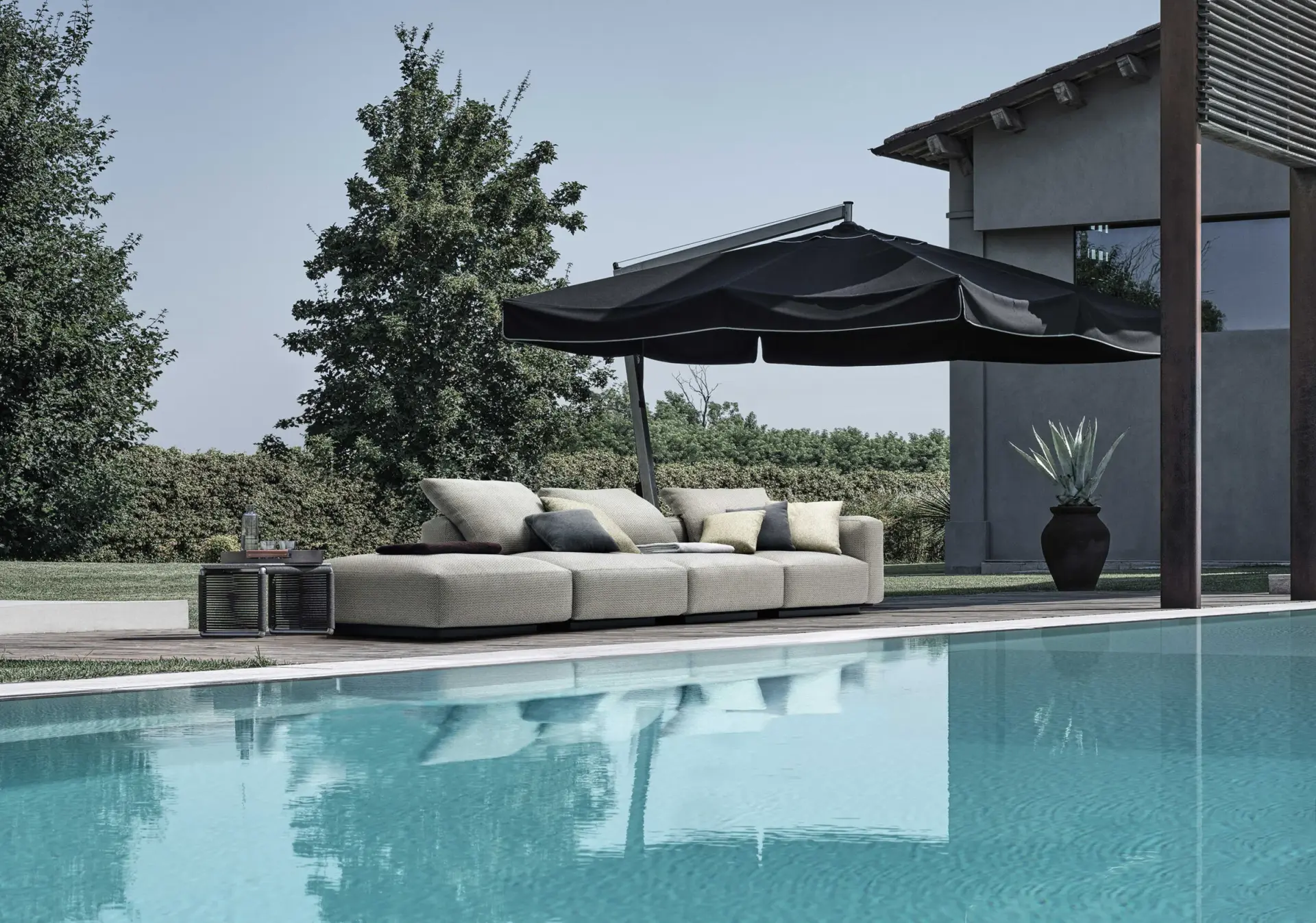 0269B0_GRANDEMAREOUTDOOR_SECTIONAL_SET_01 Sofá Grandemare Outdoor Modular - Flexform