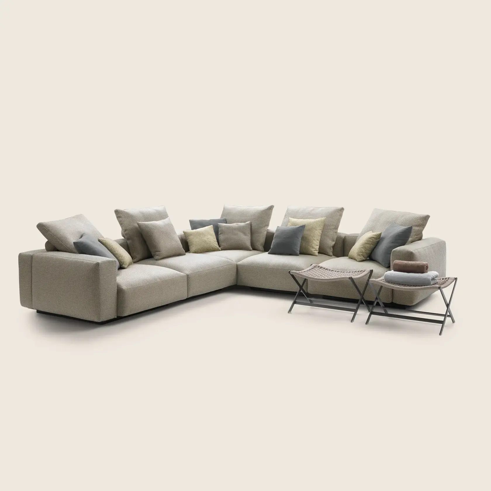 0269B0_GRANDEMAREOUTDOOR_SECTIONAL_SET_06 Sofá Grandemare Outdoor Modular - Flexform