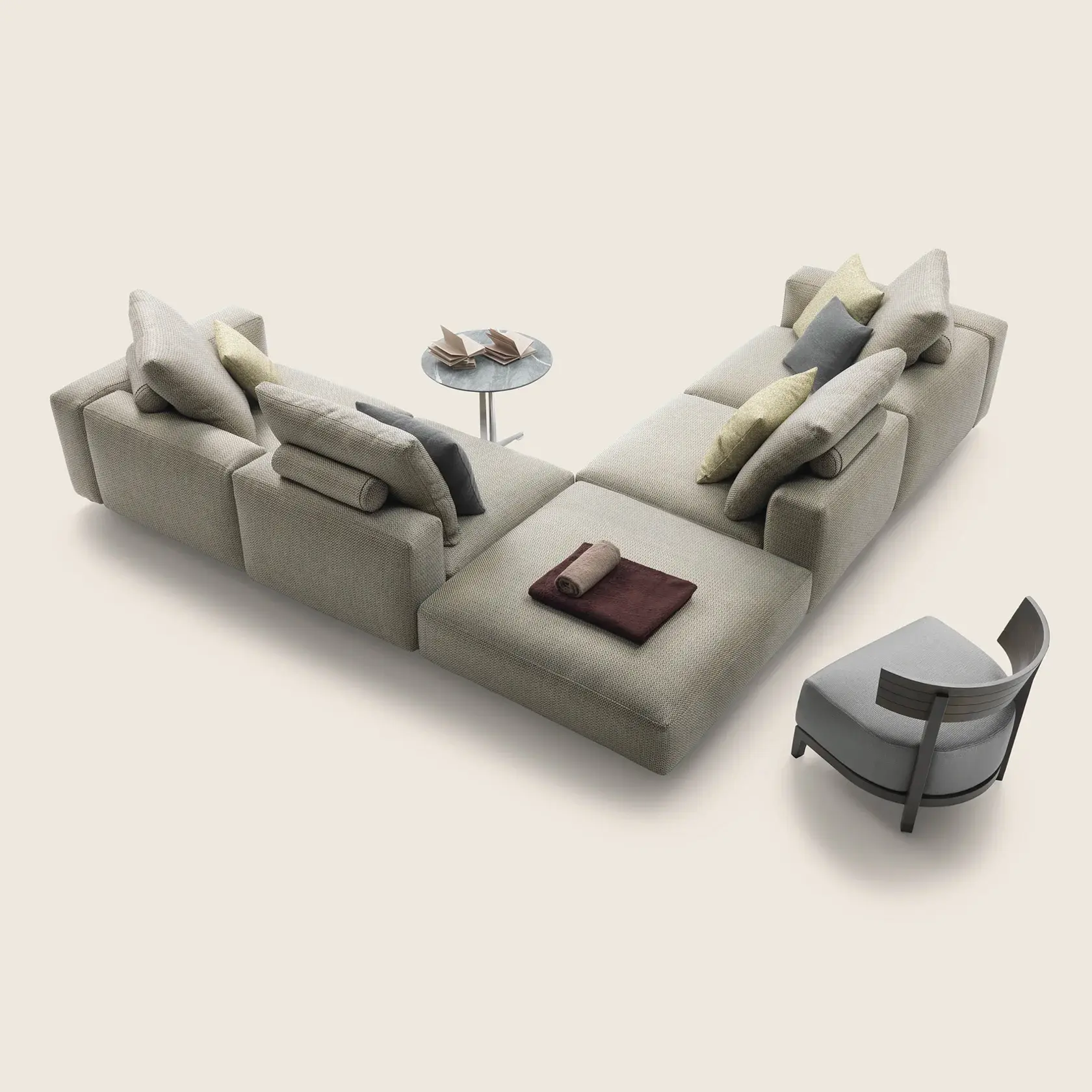 0269B0_GRANDEMAREOUTDOOR_SECTIONAL_SET_08 Sofá Grandemare Outdoor Modular - Flexform