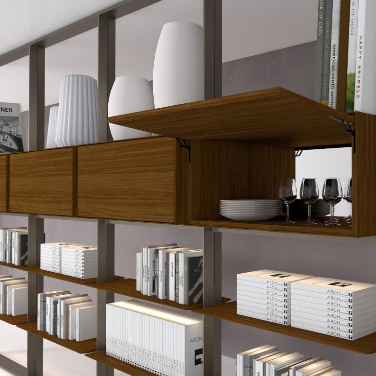 Librería Flat.C Frame – B&B Italia (1) Libreria-Flat.C-Frame- BB-Italia