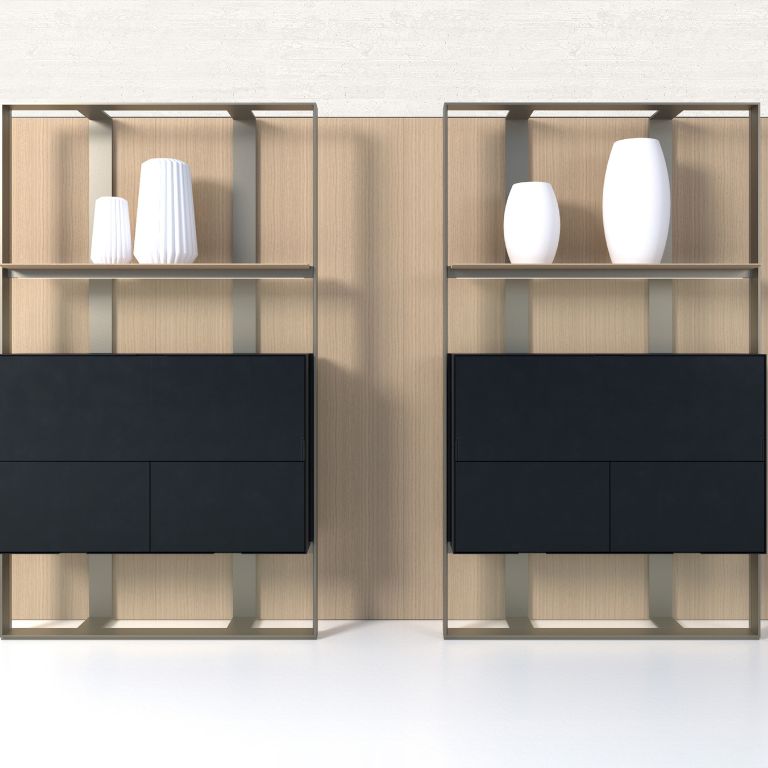 Librería Flat.C Frame – B&B Italia (4) Libreria-Flat.C-Frame- BB-Italia