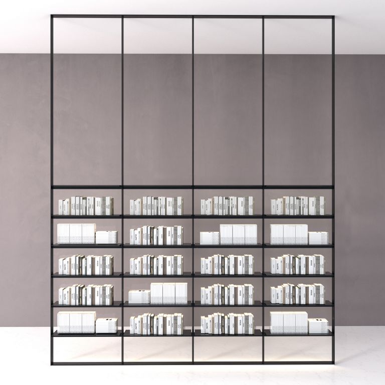 Librería Flat.C Frame – B&B Italia (6) Libreria-Flat.C-Frame- BB-Italia
