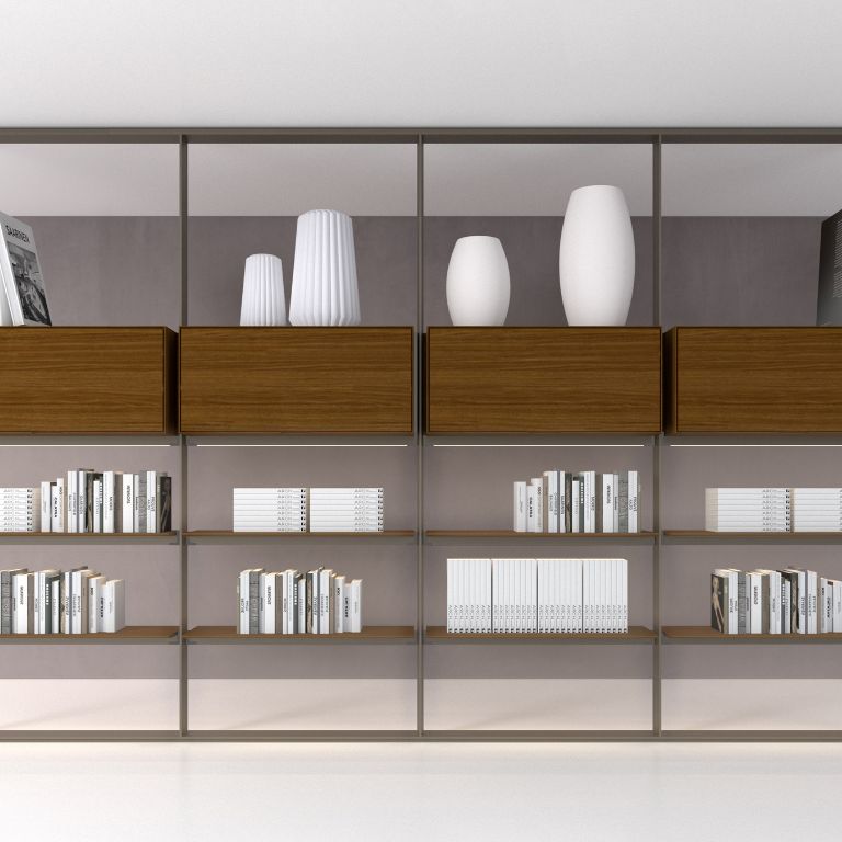 Librería Flat.C Frame – B&B Italia (7) Libreria-Flat.C-Frame- BB-Italia
