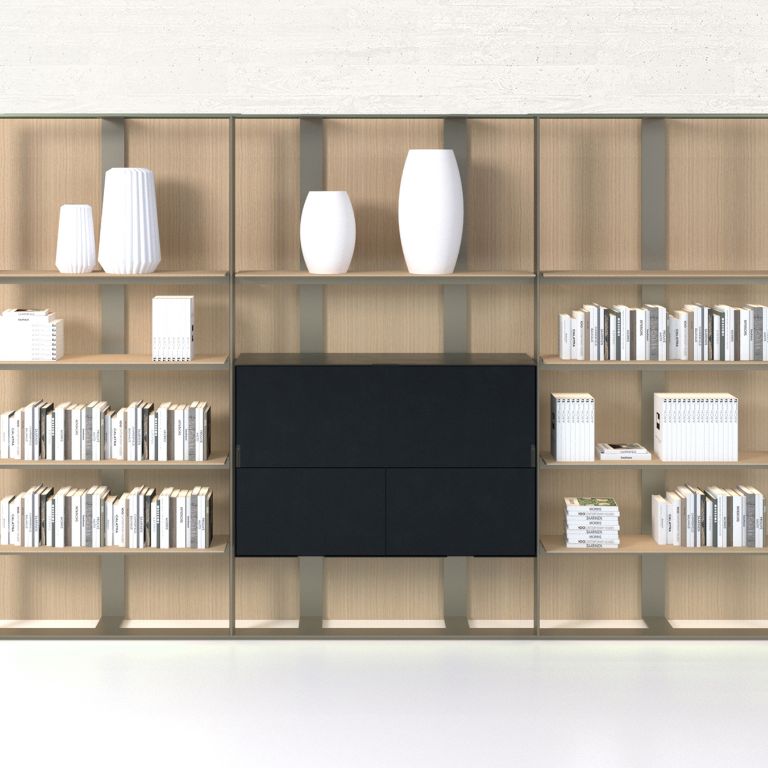 Librería Flat.C Frame – B&B Italia (8) Libreria-Flat.C-Frame- BB-Italia