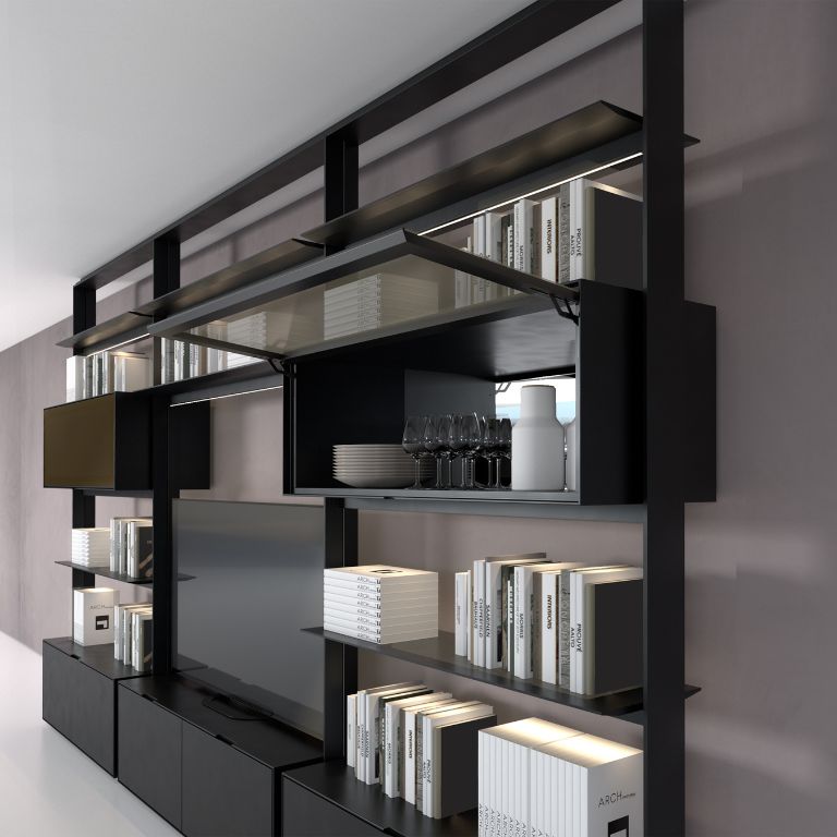 Librería Flat.C Frame – B&B Italia (9) Librería Flat.C Frame - B&B Italia