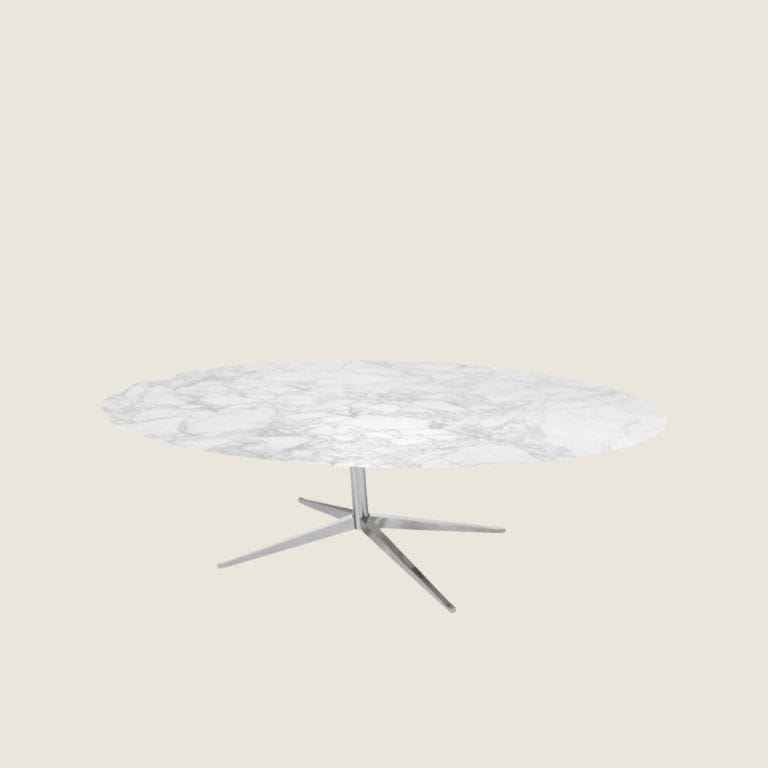 Mesa Florence Knoll oval Arabescato - Knoll