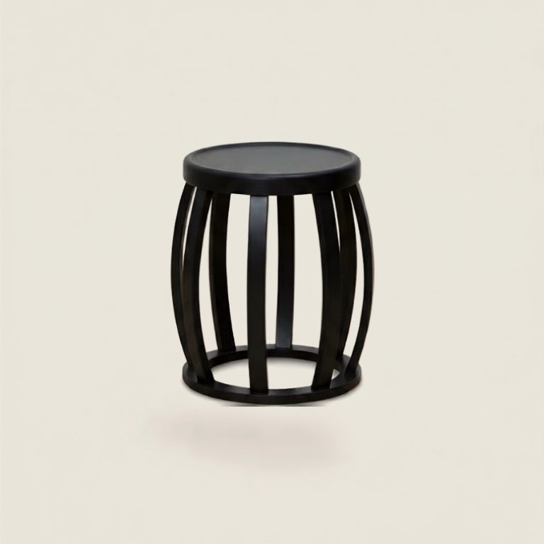 Mesa auxiliar Loto color negro D. 53 -Maxalto