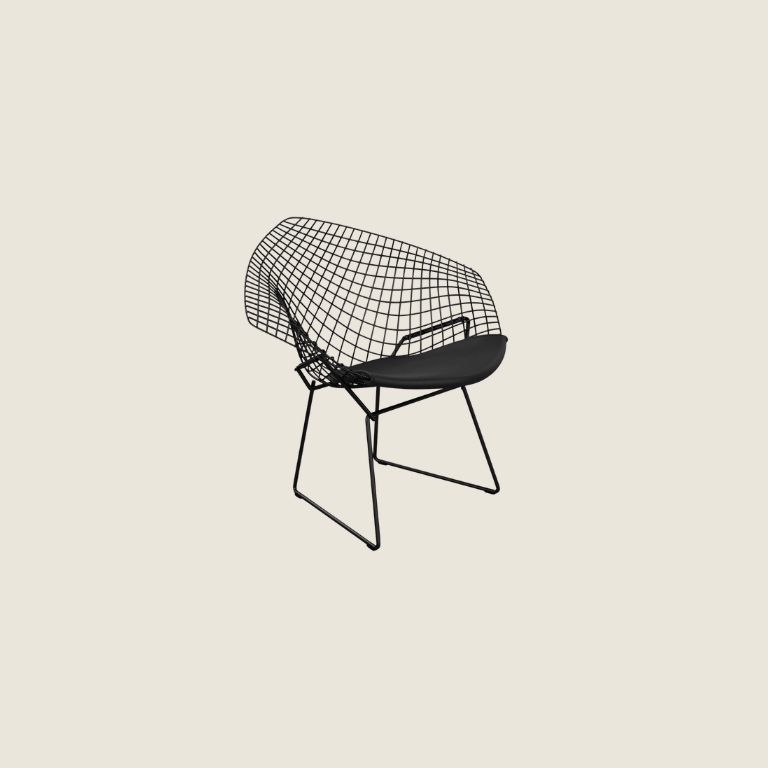 Sillón Bertoia Diamond Exterior Negro - Knoll